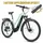 ELECTRIC BICYCLE/E-BIKE TREKKING BIKE 28 LEADER FOX BARNET 2025 WOMEN'S GREEN D'EAU 9-SPEED MID-DRIVE MOTOR BAFANG M510 36-SPEED 95NM BATTERY 20AH (18'' - H46CM - SIZE M - FOR ADULT OF 168 cm TO 178 cm)