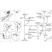 Circuit electrique arriere