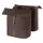 DOUBLE BICYCLE PANNIER BASIL VEGAN BROWN IMITATION CUIR 28-32L MOUNTING KIT UNIVERSAL CARRIER FERMETURE PLIANT ANTI-PLUIE WITH REFLECTIVE