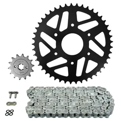 ADAPTABLE CHAIN KIT KTM 125 DUKE ABS 2014>2024, RC 2014>2024/HUSQVARNA 125 SVARTPILEN 2021>2024 520 14X45 (DIAMETER REAR SPROCKET 63/110/8.5) (OEM GEARING) -AFAM