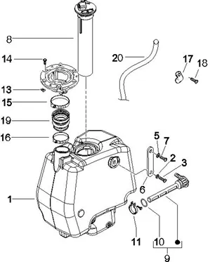 Réservoir carburant