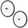 ROUES ROAD DISC 700 FIR FC 38 PRO CENTERLOCK CARBON BLACK CASSETTE SRAM XDR 12-SPEED THRU AXLE 12/100 AND 12/142 HEIGHT/PROFIL 38 mm (PAIR) - TUBELESS READY