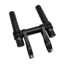 AERO BAR EXTENSION CONTRE LA MONTRE 31,8-25,8 ALUMINIUM BLACK MATTE STYLE MINI-SUB8 280 g (PAIR)
