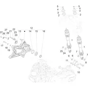 Suspension arrière - Amortisseur/s