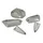 CABOCHON FEU ARRIERE/CLIGNOTANTS SCOOT ADAPTABLE MBK 50 NITRO 2013> / YAMAHA 50 AEROX 2013> AV/AR FUME (KIT 5 PIECES) -P2R