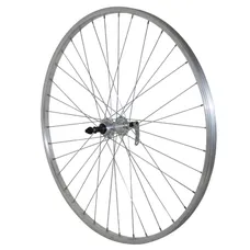 TREKKING WHEEL BRAKE SHOE LOCKING 700 X 35 - 28" ALUMINIUM REAR HUB ALUMINIUM FREEWHEEL 7/6/5-SPEED 36 SPOKES RIM 21C