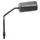 REAR-VIEW MIRROR SCOOTER REPLAY F1 DIAM10 REVERSIBLE CARBON TRESSE MATTE (X1) -ROD LONG BLACK- **