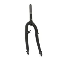 MTB FORK 20 " RIGIDE CINTREE STEEL BLACK WITH TASSEAUX PIVOT (200/140 mm) THREADED 1"-22,2 INNER