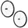 ROUES ROAD DISC 700 FIR FC 38 PRO CENTERLOCK CARBON BLACK CASSETTE SHIMANO 12/11-SPEED THRU AXLE 12/100 AND 12/142 HEIGHT/PROFIL 38 mm (PAIR) - TUBELESS READY
