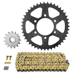 KIT CHAINE ADAPTABLE KAWASAKI 1000 KLZ VERSYS 2012>2018, KLZ VERSYS SE 2019>, KLZ VERSYS S 2022> 525 15x43 (DIAM COURONNE 80/104/10.5) (DEMULTIPLICATION ORIGINE) -AFAM
