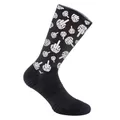 SOCKS/ANKLE SOCKS SUMMER GIST RANGE BLACK F**K BLACK MOTIFS WHITE 43/47 ECOLOGIQUE - HEIGHT 22 cm (PAIR) -5868