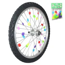 DECORATION OF ROUES MULTICOLOR MOUNTING KIT SPOKE TO CLIPSER (SOLD AU BAG OF 24PCS)