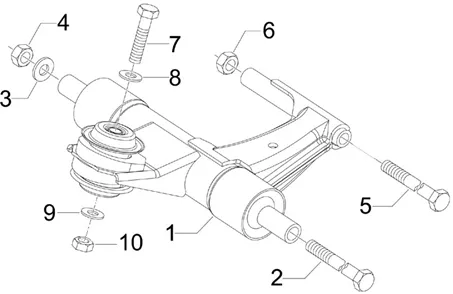 Bras oscillant