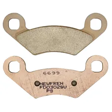 BRAKE PAD SET NEWFREN FOR POLARIS 400 SPORTSMAN 2001> FRONT, 350 SPORTSMAN 4X4 1993> FRONT, 700 SPORTSMAN 4X4 2002> FRONT (L 97 mm - H 39 mm - P 7 mm) (FD0302SV) (ATV SINTERED METAL)