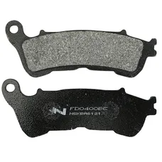 PLAQUETTE DE FREIN NEWFREN POUR SUZUKI 125 BURGMAN 2007>2013 AV, 200 BURGMAN 2007>2013 AV / HONDA 300 FORZA 2012> AV, 125 SH 2009>2012 AV (FD0400BE) (ELITE ORGANIQUE)