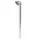 TIGE DE SELLE VTT NEWTON MONO ALU ARGENT DIAM 26,4 L350mm