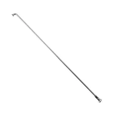 SPOKE STAINLESS STEEL SILVER 2,6 mm L220MM HEAD ANGLED SAPIM WITH NUT (SOLD INDIVIDUALLY)
