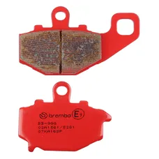 BRAKE PAD SET BREMBO FOR KAWASAKI 650 ER-6F 2006>2016 REAR, 1000 Z1000 SX 2011>2023 REAR, 636 ZX-6R 2002>2006 REAR, 650 KLE VERSYS 2007>2014 REAR (ROAD SINTERED METAL) -07KA16SP