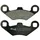PLAQUETTE DE FREIN NEWFREN POUR PEUGEOT METROPOLIS 2014>2016 AV/AR (L 96.8mm - H 38.4mm - P 7mm) (FD0536BE) (ELITE ORGANIQUE)