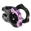 MTB STEM SWITCH ROCKER ALUMINIUM CNC BLACK/PURPLE HANDLEBAR 35 mm DH L 35 mm