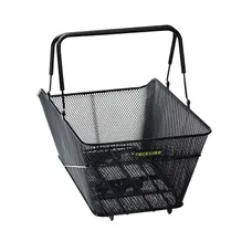 REAR BASKET FIL STEEL RACKTIME BASK IT TRUNK LARGE 28L BLACK WITH ANSE ON CARRIER (51X31X25,5 cm) - COMPATIBLE SYSTEM RACKTIME SNAPIT (CHARGE MAX 10 kg)
