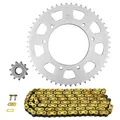 KIT CHAINE ADAPTABLE RIEJU 50 TANGO 2007>2017 420 11x52 (DIAM COURONNE 105/125/8.5) (DEMULTIPLICATION ORIGINE) -AFAM