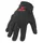 GANTS ALL SEASON ADX STREET NOIR/ROUGE AVEC COQUE T12 (2XL) (HOMOLOGUE EN 13594:2015)