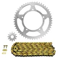 KIT CHAINE ADAPTABLE APRILIA 50 RX 1999>2001 420 12x51 (DIAM COURONNE 105/120/8.5) (DEMULTIPLICATION ORIGINE) -AFAM