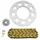 KIT CHAINE ADAPTABLE GILERA 50 SMT 2003>2004, SMT SM 2003>2005 420 14x53 (DIAM COURONNE 105/125/8.5) (DEMULTIPLICATION ORIGINE) -AFAM