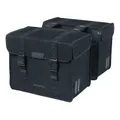 DOUBLE BICYCLE PANNIER BASIL KAVAN 58L BLACK (37X24X33CM)