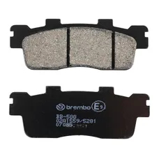 PLAQUETTE DE FREIN BREMBO POUR KYMCO 125 DTX360 2022>2023 AR, 300 AGILITY 2020>2022 AV/AR/KAWASAKI 125 J 2015>2019 AR (SCOOTER CARBONE CERAMIQUE) -07085CC
