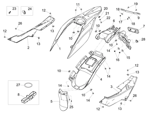 Carrosserie posterieure