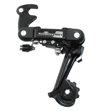 DERAILLEUR VTT ARRIERE SUNRACE 6/7V. CHAPE LONGUE AVEC PATTE (COMPATIBLE SHIMANO)