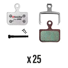 PLAQUETTE DE FREIN ROUTE / VTT SRAM RED ET FORCE eTaP AXS, LEVEL ULTIMATE ET TLM B1 (SWISSSTOP ORGANIC - DISC 35E) (VENDU PAR 25) - COMPATIBLE VAE
