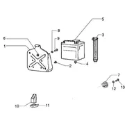Relais   batterie   avertisseur sonore