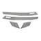 STICKER/STICKER/KIT DECORS " SUPER " OEM PIAGGIO 125-300 VESPA GTS 2008 > 2006-67333600A8