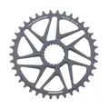 MTB CHAINRING DIRECT MOUNT BOOST FOR SHIMANO FC-M9100/M9120/M9130 STRONGLIGHT SINGLE ALUMINIUM HT3 GREY 38T - 12-SPEED