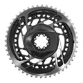 PLATEAU ROUTE DIRECT MOUNT POUR SRAM ORIGINE 50/37DTS INTERIEUR+EXTERIEUR RED 2x12V. ALU NOIR