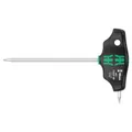 CLE TORX MANCHE EN T WERA 467 HF T8x100mm NOIR/VERT (VENDU A L'UNITE) -MARQUE ALLEMANDE POUR LES ATELIERS