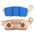 PLAQUETTE DE FREIN NEWFREN POUR HONDA 125 SH I 2013> AV / KYMCO 250 XCITING 2005> AV / YAMAHA 125 XMAX 2010>2017 AV (L 102mm - H 39mm - P 10.3mm) (FD0406SE) (ELITE METAL FRITTE)