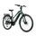 ELECTRIC BICYCLE/E-BIKE TREKKING BIKE 29 LEADER FOX SANDY WOMEN'S GREEN EMERAUDE GLOSS 9-SPEED HUB MOTOR AR BAFANG 36-SPEED 45NM BATTERY 20AH (16,5'' - H43CM - SIZE S - FOR ADULT OF 158 cm TO 168 cm)