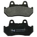 BRAKE PAD SET NEWFREN FOR HONDA 1100 CB R 1980>1983 FRONT/REAR, 250 CN 1990>1994 FRONT, 750 VFR MAGNA 1988> FRONT, 400 CBX C 1983> FRONT (L 90 mm - H 49 mm - P 9 mm) (FD0058BT) (TOURING ORGANIC)