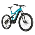 ELECTRIC BICYCLE/E-BIKE MTB 29 LEADER FOX ARGUS ALL SUSPENSION MEN'S BLUE MATTE 12-SPEED MID-DRIVE MOTOR PANASONIC GX ULTIMATE 36-SPEED 90NM BATTERY 20AH (FRAME 17,5" - H45CM - M - ADULT OF 168 cm TO 178 cm)