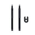 EXTENSION OF VALVE PRESTA SCHWALBE 60 mm BLACK COMPATIBLE TUBELESS (SOLD AS A PAIR CARDED)