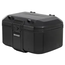 TOP CASE SHAD TR55 TERRA 55L PURE BLACK WITH LOCK SYSTEM - CAPACITY 2 FULL-FACE HELMET (PLATE SOLD SEPAREMMENT) (D0TR55100B)