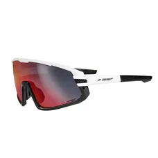 CYCLING GLASSES ADULT GIST NEXT MONTURE WHITE (3 VERRES INTERCHANGEABLES - PROTECTOR 100% UV - UVA - UVB) VISION OPTIMALE, ULTRA ADHERENTES, TRES RESISTANTES (VERRE CAT 3)