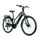 ELECTRIC BICYCLE/E-BIKE TREKKING BIKE 29 LEADER FOX SANDY WOMEN'S GREEN EMERAUDE GLOSS 9-SPEED HUB MOTOR AR BAFANG 36-SPEED 45NM BATTERY 20AH (18'' - H46CM - SIZE M - FOR ADULT OF 168 cm TO 178 cm)