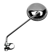 REAR-VIEW MIRROR UNIVERSAL MOPED VICMA ROUND A CLAMP CHROME