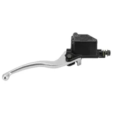 ADAPTABLE SCOOTER BRAKE MASTER CYLINDER SYM 50-125 SYMPHONY S 2010>2014, 50 FIDDLE 3, JET14/PEUGEOT 50-125 TWEET 2010>2019 BLACK/SILVER RIGHT -P2R
