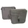 BICYCLE PANNIER SPORFABRIC S14 STYLE VINTAGE - MOUNTING KIT COURROIE - EFFET CUIR BLACK (LG30XL11XH30) (PAIR)